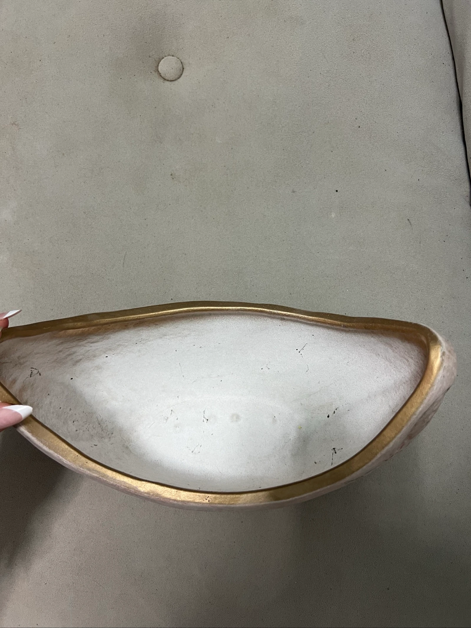 Beige decorative cup – photo 2